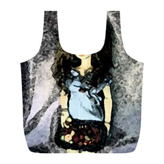 Chocolate Full Print Recycle Bag (l) by snowwhitegirl