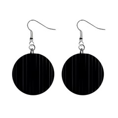 Dark Linear Abstract Print Mini Button Earrings