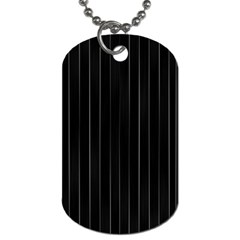 Dark Linear Abstract Print Dog Tag (two Sides) by dflcprintsclothing