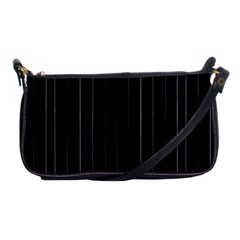 Dark Linear Abstract Print Shoulder Clutch Bag