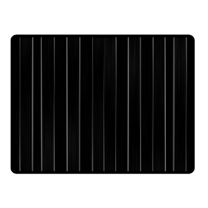 Dark Linear Abstract Print Fleece Blanket (Small)