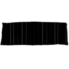 Dark Linear Abstract Print Body Pillow Case (dakimakura) by dflcprintsclothing