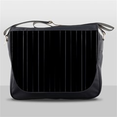 Dark Linear Abstract Print Messenger Bag