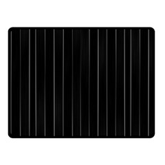 Dark Linear Abstract Print Double Sided Fleece Blanket (small) 