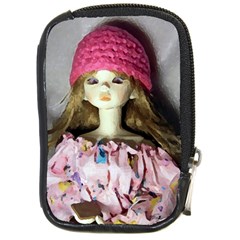 Cute In Pink Compact Camera Leather Case by snowwhitegirl