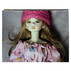 Cute In Pink Cosmetic Bag (xxxl) by snowwhitegirl