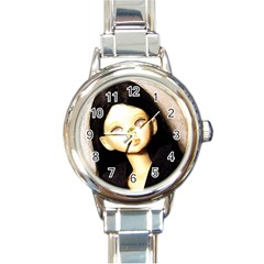 Lost Round Italian Charm Watch