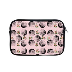 Vintage Girl With Flowers Pink Apple Macbook Pro 13  Zipper Case by snowwhitegirl