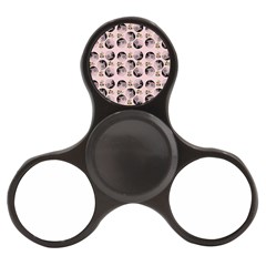 Vintage Girl With Flowers Pink Finger Spinner