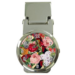 Tropical Bird Floral Money Clip Watches by snowwhitegirl