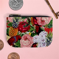 Tropical Bird Floral Mini Coin Purse by snowwhitegirl