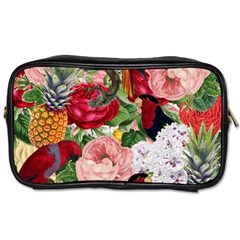 Tropical Bird Floral Toiletries Bag (one Side) by snowwhitegirl