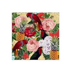 Tropical Bird Floral Satin Bandana Scarf by snowwhitegirl