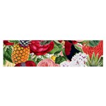 Tropical Bird Floral Satin Scarf (Oblong) Front