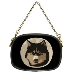 Husky Moon Chain Purse (one Side) by snowwhitegirl