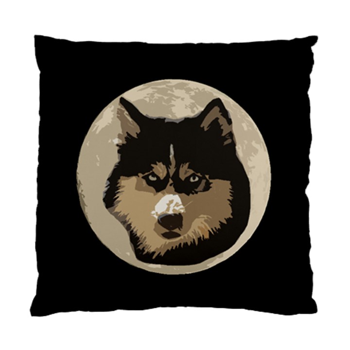 Husky Moon Standard Cushion Case (One Side)