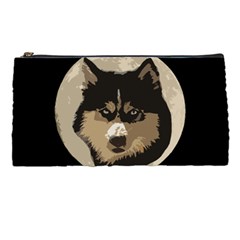 Husky Moon Pencil Cases by snowwhitegirl