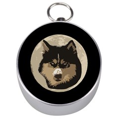 Husky Moon Silver Compasses by snowwhitegirl