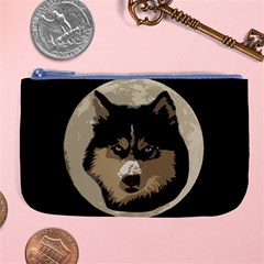 Husky Moon Large Coin Purse by snowwhitegirl