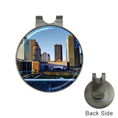 Columbus Skyline Hat Clips With Golf Markers by Riverwoman