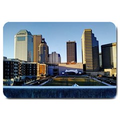 Columbus Skyline Large Doormat  by Riverwoman