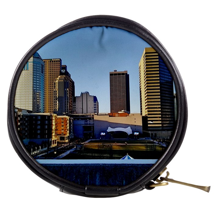 Columbus skyline Mini Makeup Bag