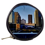 Columbus skyline Mini Makeup Bag Back