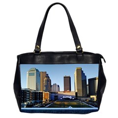 Columbus Skyline Oversize Office Handbag (2 Sides) by Riverwoman