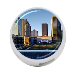 Columbus Skyline 4-port Usb Hub (one Side) by Riverwoman