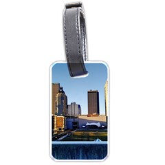 Columbus Skyline Luggage Tags (one Side)  by Riverwoman