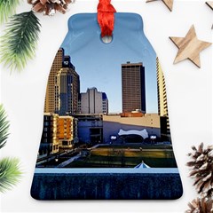 Columbus Skyline Bell Ornament (two Sides) by Riverwoman