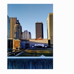 Columbus Skyline Large Garden Flag (two Sides) by Riverwoman