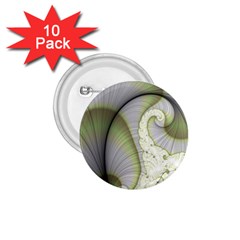 Graphic Fractal Eddy Curlicue Leaf 1 75  Buttons (10 Pack) by Pakrebo