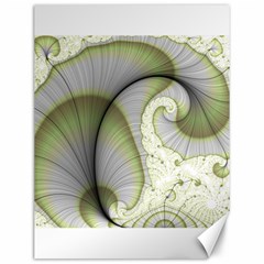 Graphic Fractal Eddy Curlicue Leaf Canvas 12  X 16  by Pakrebo