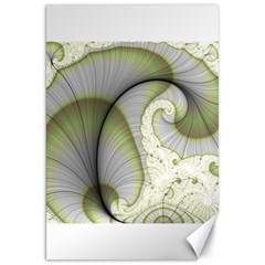 Graphic Fractal Eddy Curlicue Leaf Canvas 20  X 30  by Pakrebo