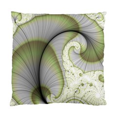 Graphic Fractal Eddy Curlicue Leaf Standard Cushion Case (two Sides) by Pakrebo