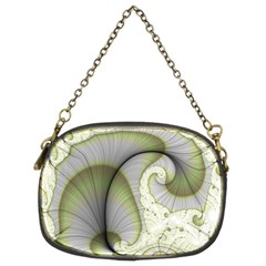 Graphic Fractal Eddy Curlicue Leaf Chain Purse (two Sides) by Pakrebo