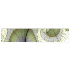 Graphic Fractal Eddy Curlicue Leaf Small Flano Scarf by Pakrebo