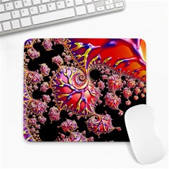 Fractals Colorful Pattern Large Mousepads by Pakrebo