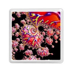 Fractals Colorful Pattern Memory Card Reader (square)