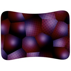 Fractal Rendering Background Velour Seat Head Rest Cushion