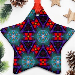 Ornament Colorful Background Color Star Ornament (two Sides) by Pakrebo