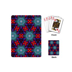 Ornament Colorful Background Color Playing Cards (mini)