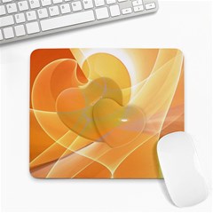 Lines Wave Heart Love Smile Large Mousepads by Pakrebo