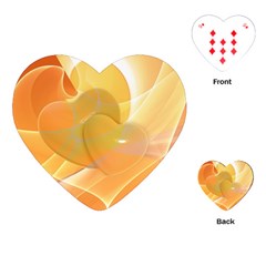 Lines Wave Heart Love Smile Playing Cards (heart) by Pakrebo