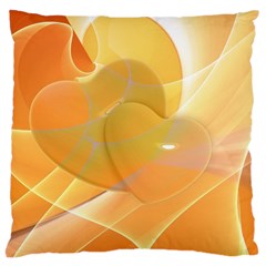 Lines Wave Heart Love Smile Large Cushion Case (two Sides) by Pakrebo