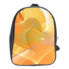 Lines Wave Heart Love Smile School Bag (xl) by Pakrebo