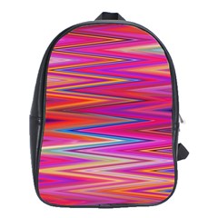 Seamless Digital Tile Texture School Bag (XL)