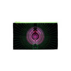 Fractal Traditional Fractal Hypnotic Cosmetic Bag (xs) by Pakrebo