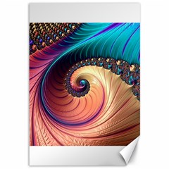 Fractal Multi Colored Fantasia Canvas 12  X 18  by Pakrebo